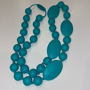 Blue necklace used very nice